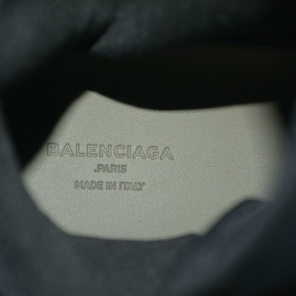 NWT BALENCIAGA MENS NEOPRENE STRAP HITOP SUEDE LEATHER SNEAKERS US 14 EU 47 - Picture 9 of 11